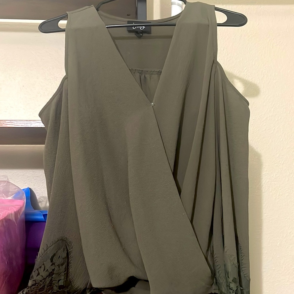 Olive Green Blouse